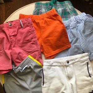 6 pair of shorts for 3 or 4 year old (jacadi, mayoral, others)